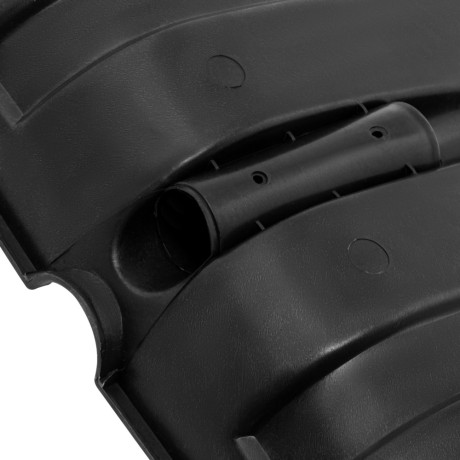 Лопата для уборки снега пластиковая, оцинкованная планка, 350х350 мм, без черенка, Сибртех