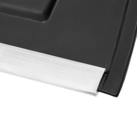 Лопата для уборки снега пластиковая, оцинкованная планка, 350х350 мм, без черенка, Сибртех