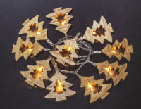 Гирлянда &quot;Елочки дерев.&quot; 10LED т.-бел. 1.8м. 2xR6, прозр. IP20, NGF-D008-10WW-2AA Navigator 14046