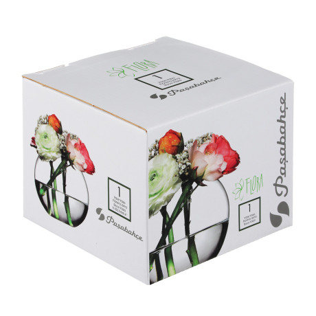 PASABAHCE Ваза Флора h10,25см, стекло, инд. упаковка, 43417b