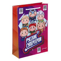 BY Русские Супергерои Пакет подарочный бумажный, 25x35x9 см, 0 +