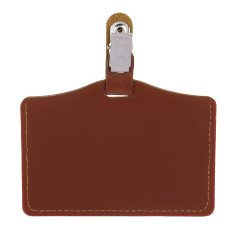 ЮL Чехол для пропуска с металлическим зажимом, ПВХ, 7,8х10,2см, 3 цвета