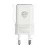BY Сетевое зарядное устройство Safe, 30 Вт, USB-A+C, белый