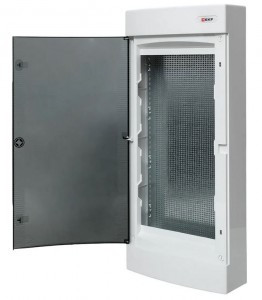 EKF Unix бокс (корпус) пластик. слаботочный 4ряда, 653x287x112мм, навесной IP40 ux-4m-n