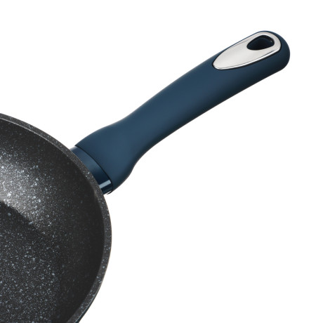 SATOSHI Ривьера Сковорода литая d20см, антипригарное покрытие мрамор, индукция