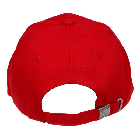 BY Русские Супергерои Кепка взрослая с вышивкой 3Д р.58, 70% хлопок, 30% полиэстер, цвет красный