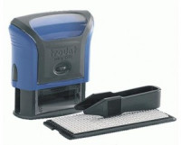 Штамп самонаб. 3-стр. оттиск 38*14мм синий без рамки TRODAT 4911/DB, корпус синий, КАССА В КОМПЛЕКТЕ