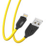 FORZA Кабель для зарядки Карбон iP, 1м, 2А, 10W, прорезиненный, 3 цвета