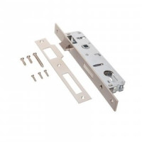 Апекс 7300-25-NIS мат. никель 25мм под ц/м, м/о 85 мм Замок врезной б/руч (30)