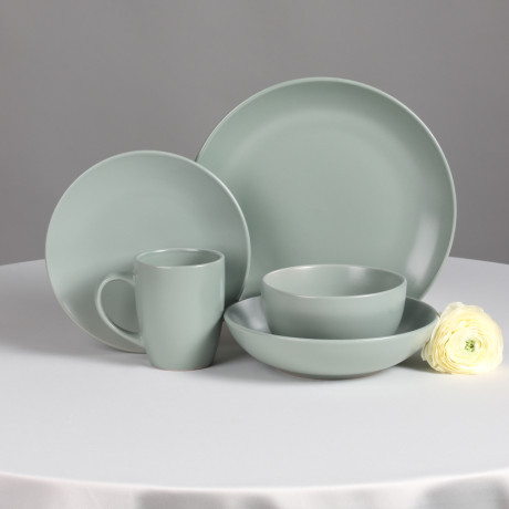 MILLIMI Кружка 340мл, керамика, оливковый