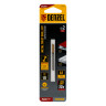 Сверло спиральное по металлу 2 x 49 мм, Р6М5, Golden Tip , 2шт. Denzel