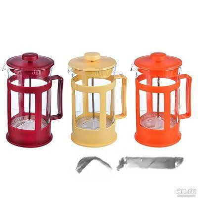 Заварник "Амели" Френч-пресс (пласт) 600мл 850-180 3цвета