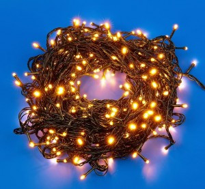 Гирлянда-нить 1000LED 100м тепл. бел. , зел. провод ULD-S10000-1000/DGA WARM WHIT  Uniel