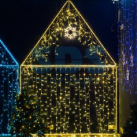 &quot;Гирлянда-нить Твинкл Лайт 10 м,  черный ПВХ, 100LED золотой 303-138 Neon Night