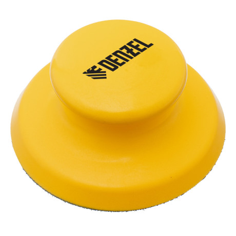 Брусок для шлифования, круглый, 125 мм, с "липучкой"// Denzel