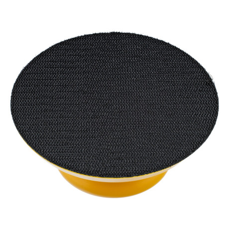 Брусок для шлифования, круглый, 125 мм, с "липучкой"// Denzel