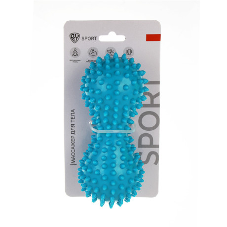 Массажер для тела тм BY SPORT, 15х7см, ПВХ, 2 цвета