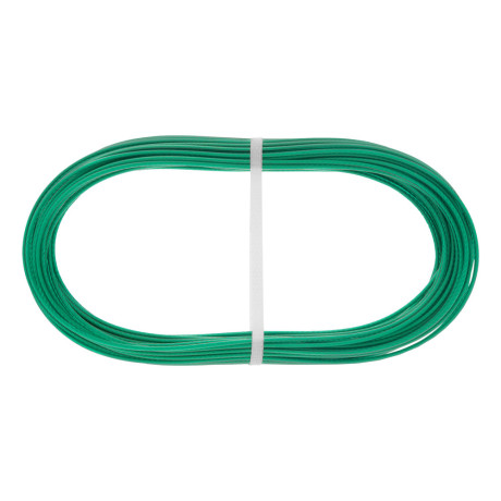 Трос металлополимерный зеленый ПР-2.0, толщина 2.0 мм, моток 20 метров Сибртех