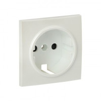 EKF Валенсия лиц. панель роз. 1 мест. с/з 16А жемчуг шторки Al/Cu (корпус PC) ESR16-L-028-50