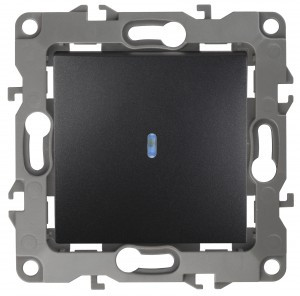 ЭРА 12 мех. выкл. СУ 1 кл. 10А инд. антрацит, автоклеммы 12-1102-05 0165