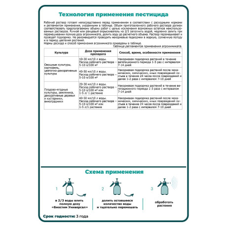 Удобрение органоминеральное Щелково Агрохим Биостим Универсал 25 мл