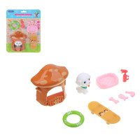 ИГРОЛЕНД Мой любимый питомец в будке, 6-8 пр, PVC, PP, 17х23х6см