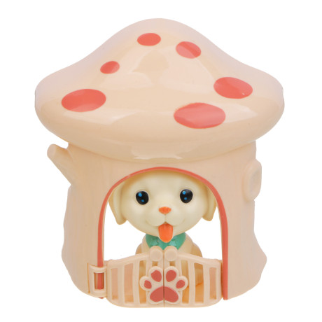 ИГРОЛЕНД Мой любимый питомец в будке, 6-8 пр, PVC, PP, 17х23х6см