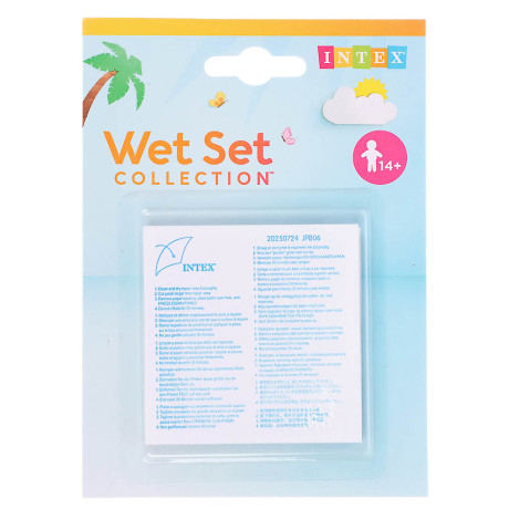 Ремонтный комплект тм Intex для матрасов, бассейнов, надувных изделий, р-р 7х7см, 6шт. 59631NP