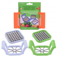 Овощерезка-фрукторезка универсальная (кратность 3шт!!!), нерж.сталь, пластик AN53-37 Мультидом