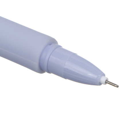 Ручка гелевая синяя "Мышки", силиконовый корпус, 4 вида, шоу-бокс