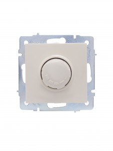 Lezard VESNA мех. диммер СУ 1 кл. 16А (1000Вт) крем (корп. ABS) 742-0388-157