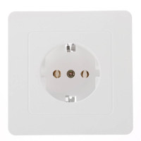 Розетка скрытой установки Intro Style с заз. 2P+E Schuko, 16А-250В, IP20, СУ, 7-202-01, белый