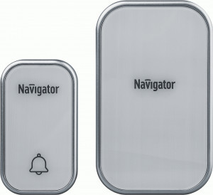 Navigator Звонок без пров IP20/IP44 60x60x100/40x20x70 пласт бел NDB-D-AC03-1V1-WH 80506