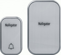 Navigator Звонок без пров IP20/IP44 60x60x100/40x20x70 пласт бел NDB-D-AC03-1V1-WH 80506
