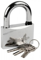 Замок ЗУБР &quot;ЭКСПЕРТ&quot; навесной, стальной корпус, классическая форма, закаленная дужка, 70мм