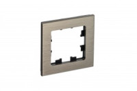 Systeme Electric AtlasDesign Nature рамка СУ 1 мест. металл латунь ATN312201 (3!)