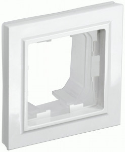 IEK BRITE Рамка СУ 1 мест. IP44 РУ-1-БрБ-44 белый BR-M12-44-K01