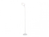 Ultraflash UF-833 C01 св-к напольный/настольный 12W 3реж. круг металл/пластик, белый