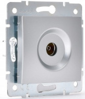 Lezard KARINA мех. роз. СУ 1 мест. TV (оконечн.) матов. серебро (корп. ABS) 707-4388-130