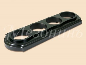 МЕЗОНИНЪ Рамка дерев. четырехместная "Элегант" , венге GE70704-36