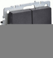 IEK BRITE мех. выкл. жалюзи 10А ВС10-1-5-БрЧ черн. BR-V15-0-10-K02