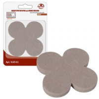 Протекторы д/ножек меб 8шт/уп, цена за уп, d=4см, войлок (кратность 6шт!!!) VL45-61 Мультидом