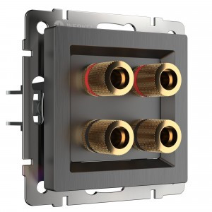 Werkel мех. роз. акустическая СУ 1 мест. (графит рифленый) W1185004 a050752