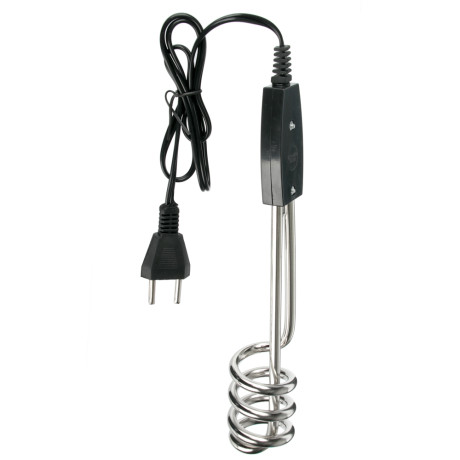 Электрокипятильник 1000Вт тм VETTA, 220В, шнур 75см, погружная часть 17см