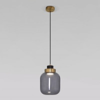 Eurosvet св-к подвесной LED 476 лм 175х175х1000 металл бронз./дымчатый Jeffry 50240/1 LED a060673