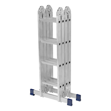 Лестница шарнирная алюминиевая, 4 х 4 ступени, Сибртех