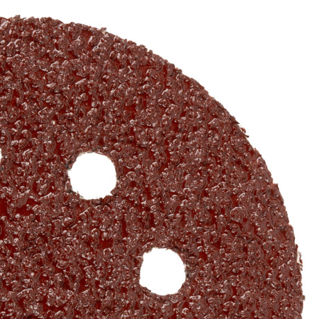 Круг абразивный на ворсовой подложке под "липучку", перфорированный, P 24, 125 мм, 5 шт Matrix