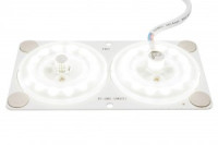 APEYRON модуль св/д с драйвером 24W(1920lm) 4000К 4K 120x63 линз.рассеив. на магнит IP20 2835 02-16