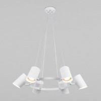 Eurosvet св-к подвес.6x50W GU10 650x650x1200 IP20 мет.белый Умный дом 70147/6 Splay a062036