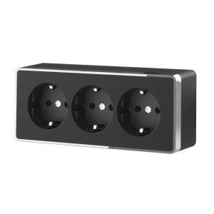 Werkel роз. ОУ 3 мест. земля, шторки Gallant (черный/хром) a052592 W5073135